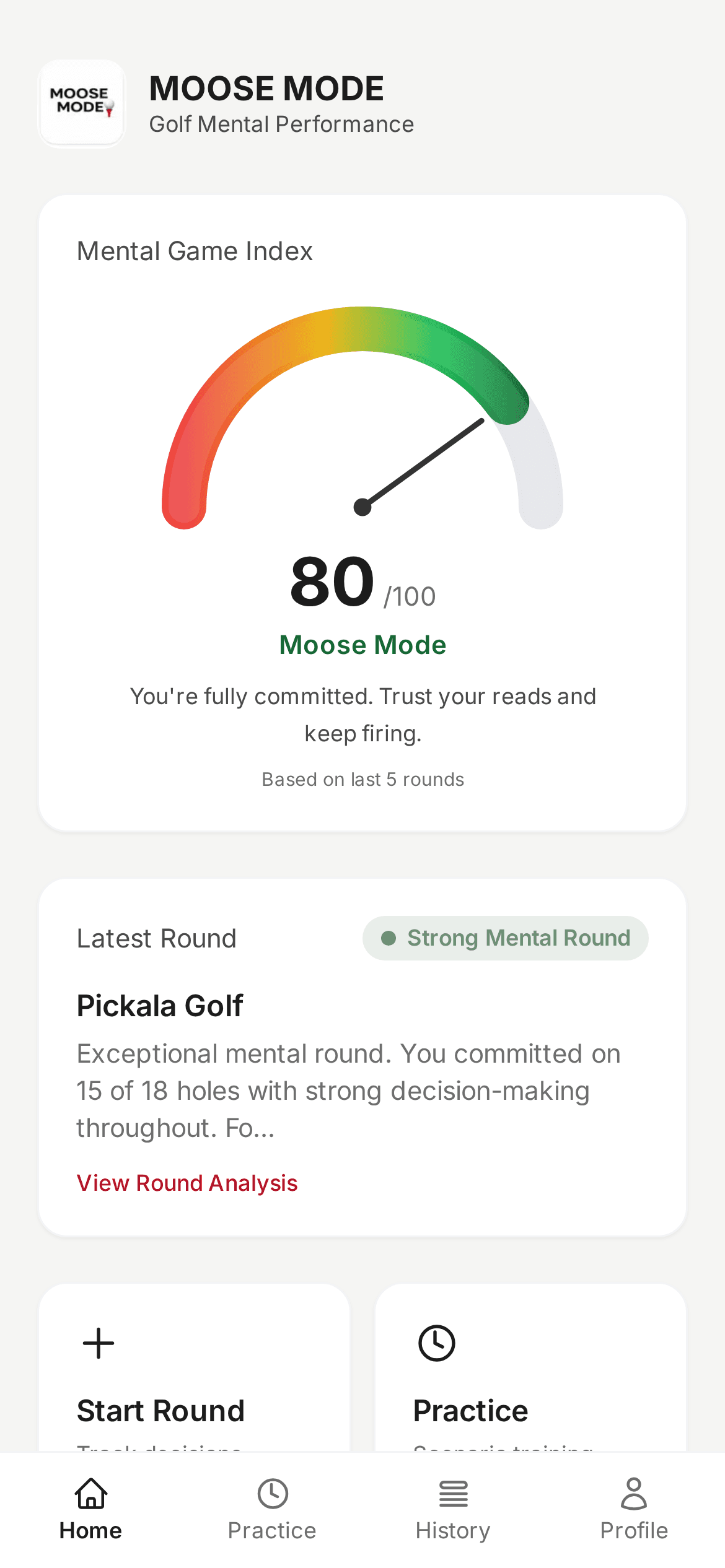 MOOSE MODE - Dashboard